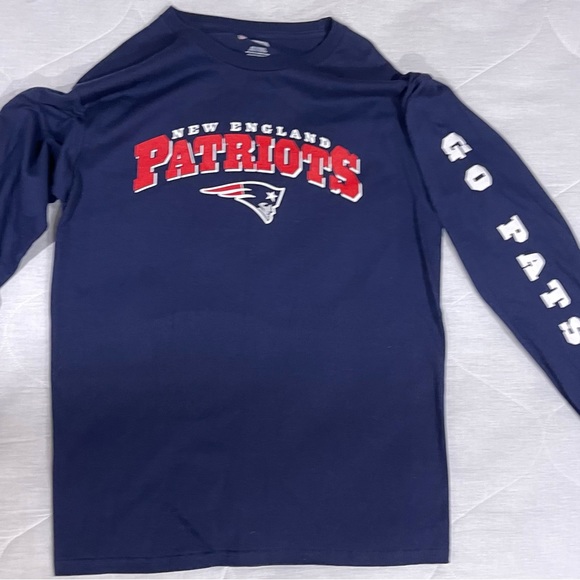 NFL NEW ENGLAND PATRIOTS LONG SLEEVE T-SHIRT M - Picture 2 of 6